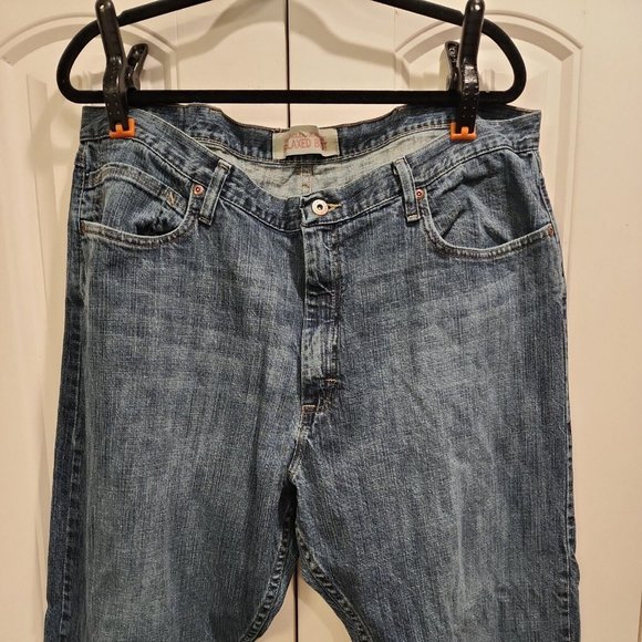 MEN'S 40X32 RELAXED BOOT CUT STREATCH JEANS WESTERN COWBOY - Picture 2 of 8